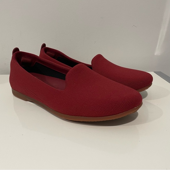 Vessi Shoes - Vessi Market Flat Burgundy Waterproof Slip On Size 7